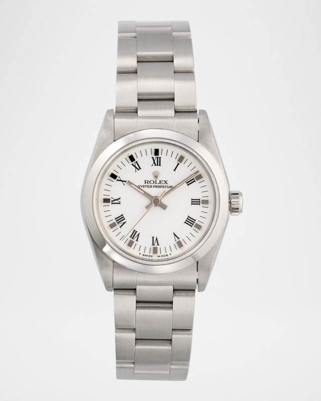 Rolex Stainless Steel Oyster Perpetual 31mm Vintage 1995 Watch